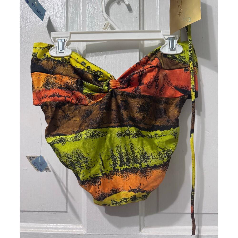 NWT Vintage 80’s Gottex Two Piece Bikini Swimsuit Set Size 12 - Picture 5 of 9